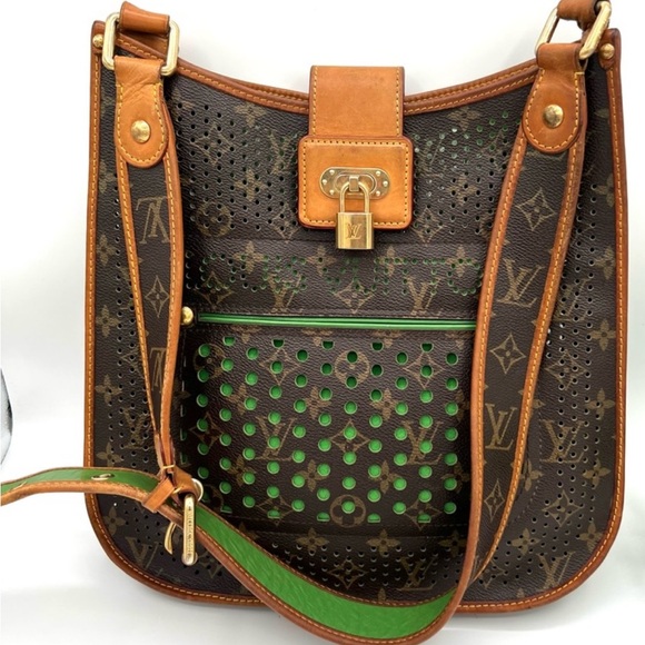 LOUIS VUITTON Limited Edition Monogram Musette Perforated Shoulder Bag Authentic - Picture 1 of 13